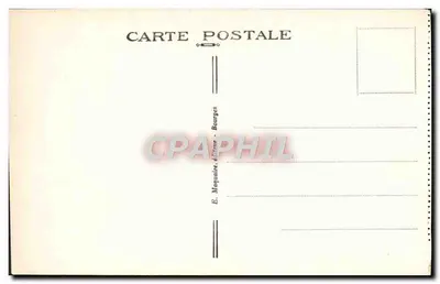 Bourges — Plac Planchat i ulica Handlowa — E. Maugnaire, wydawca — Rewers