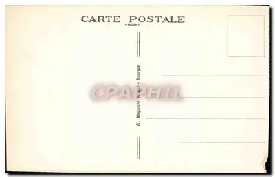 Bourges — Jardin des Prés-Fichaux — Fontanna Boga Pan — Wydawca E. Maquaire, nr 447 — Rewers
