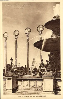Porte de la Concorde — Międzynarodowa Wystawa Paryż 1937 — H. CHIPAUT, Boulogne-sur-Seine