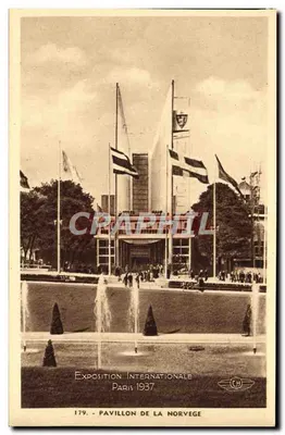 Pavilhão da Noruega — Exposição Internacional de Paris 1937 — H. CHIPAUD, Boulogne-sur-Seine