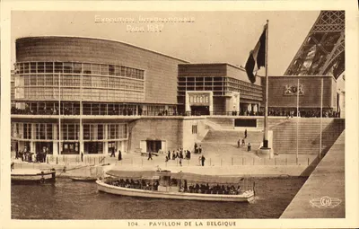 Pavilhão da Bélgica — Exposição Internacional de Paris 1937 — H. CHIPAULT, Boulogne-sur-Mer