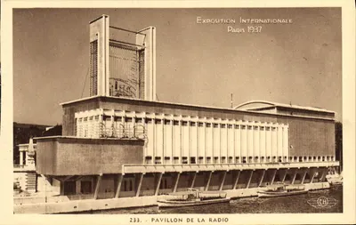 Pavilhão da Rádio — Exposição Internacional de Paris 1937 — H. CHIPAUDA, Boulogne-sur-Seine