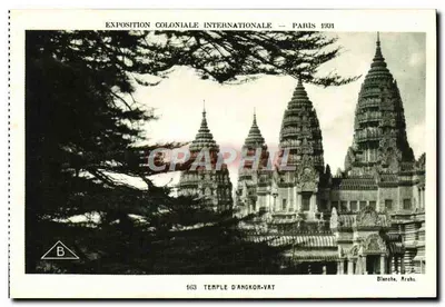 Templo de Angkor-Vat — Exposição Colonial Internacional — Paris 1931 — Blanche, Archs. — n° 163