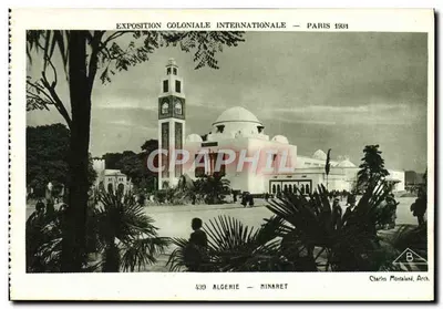Argélia — Minarete — Exposição Colonial Internacional — Paris 1931