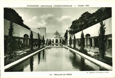 Pavilhão do Marrocos — Exposição Colonial Internacional — Paris 1931