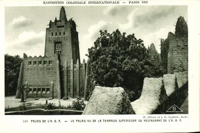 Palácio da A.O.F. — Exposição Colonial Internacional — Paris 1931