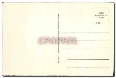 Lutherstube — Wittenberg — editor Bruno Hansmann, n° E 345 — Verso