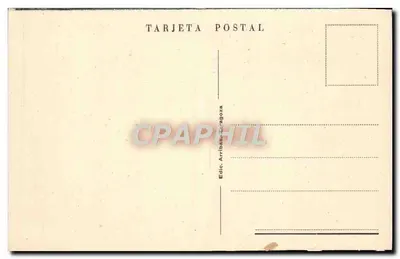 SANTIAGO DE COMPOSTELA — Widok częściowy — Wydawnictwo Arribatas Zaragoza, nr 1 — Rewers