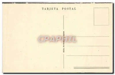SANTIAGO DE COMPOSTELA — Gran Hospital Real — Editor Arribas-Zaragoza, n°8 — Verso