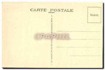 Malmaison (S.-et-O.) — Le Boudoir — wydawca A. Leconie, Paryż — Rewers