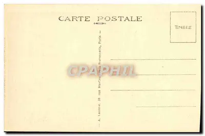 Malmaison (S.-et-O.) — A Câmara da Imperatriz Joséphine — A. Leconne, Paris — Verso