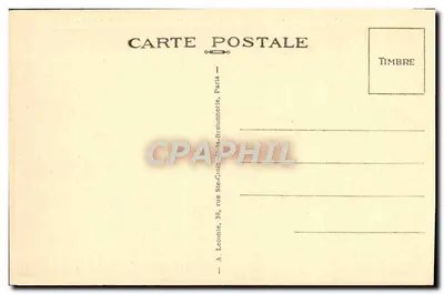 Malmaison (S.-et-O.) — Het Cabinet de travail d'été van de Eerste Consul — A. Lecomte, Parijs — Achterkant
