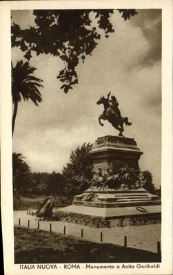 Monumento a Anita Garibaldi — Roma — wydawca Italia Nuova