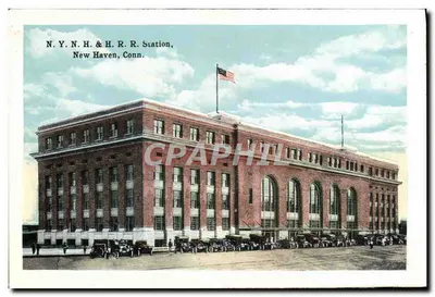 Estação N.Y.N.H.&H.R.R. — New Haven, Conn. — Editor não visível