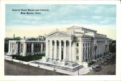 County Court House and Library — New Haven, Conn. — éditeur non visible