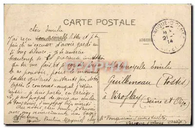 L'Ariège - Fontana intermittente di Fontesvobres, vicino a Belésta — Fototipo Labouche frères, Toulouse — Verso