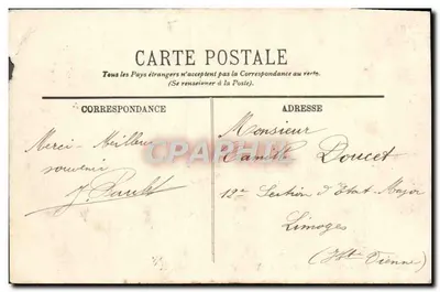 Toulouse — La Estatua de Riquet y la Escuela Veterinaria — LL, n° 116 — Reverso
