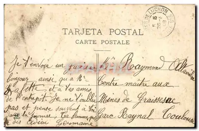 Viella - Ogólny widok — Dolina Aran, Pireneje — Fototypia Labouche bracia, Toulouse, 1. seria — Rewers