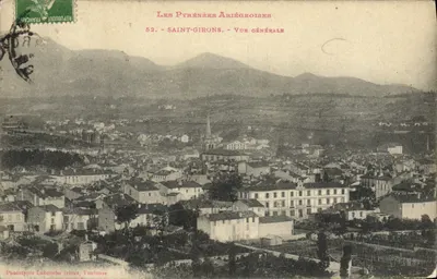 Saint-Girons — Vista geral — Fototipia Labouche Irères, Toulouse