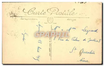 Ajaccio — Quarto onde nasceu Napoleão I — LL. n°32 — Verso