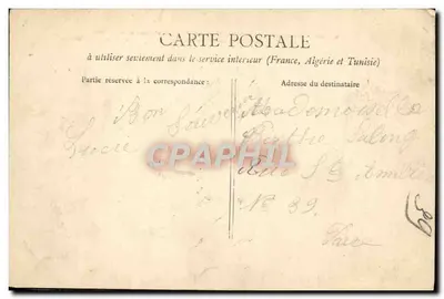 Wasigny — Vista Geral, foi sob a Revolução o Sede de um dos treze cantões formando o distrito de Rethel — G. Petit, Ed. Wasigny — Verso
