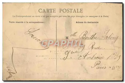 Grób Abba Miroy — Reims — Société française des tombes — Rewers