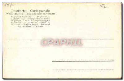 Śpiewak lamentów w Barr w 1880 — rysunek Lin — Verlag Vve. Koberle, Barr — Rewers