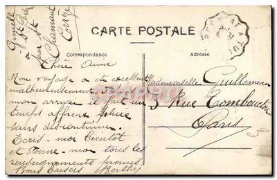 Saint-Chamant — Castelo de Soulage (Lado oeste) — Editor desconhecido — Verso