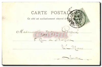Nancy — Monumento Carnot — editor Malle Barbers, n° 17222 — Verso