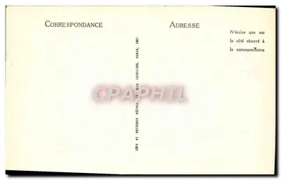 Lourdes — Vista sobre o Castelo e as Montanhas — LL, n°16 — Verso