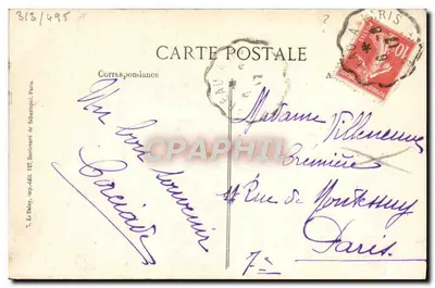 Brolles — O Castelo, visto do Parque — A. Strou, edit. — Verso