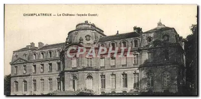 Champlatreux — O Castelo / fachada Oeste /