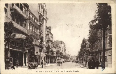 Vichy — Rue de Paris — G. D'O. - 52