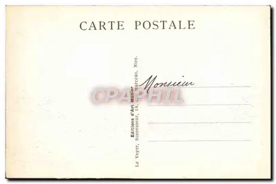 Vence (A.-M.) — Ogólny widok — Baou de Saint-Jeannet i Baou de la Gaude — Foto Munier — Rewers