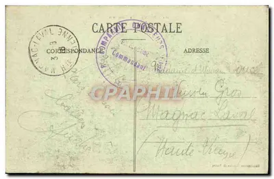 NANCY - La Préfecture — Imprimerie Fénelas de Nancy, n° 204 — Rewers