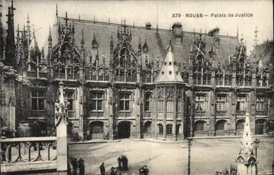 Rouen — Palácio de Justiça — Carta postal n°379