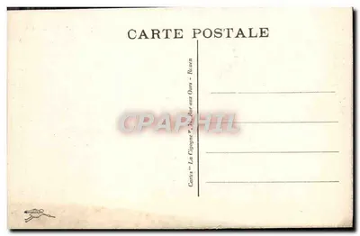 Rouen — Palácio de Justiça — Carta postal n°379 — Verso