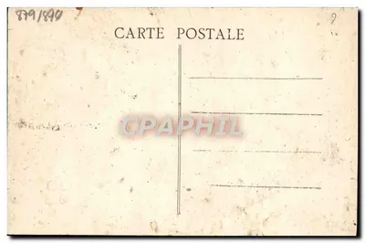Bilhete postal antigo Chegada dos Sinos de Saint-Martin-de-Beaupreau Março 1930 Desfile de Marie Victor Augustine Vaches — Verso