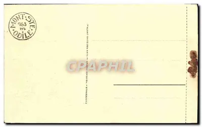 Mont Ste-Odile — Widok ku klasztorowi — wydawca Albad'Arts — Rewers