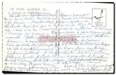 Convento de Corbaran — Córsega — Lapie Service Aérien — Verso