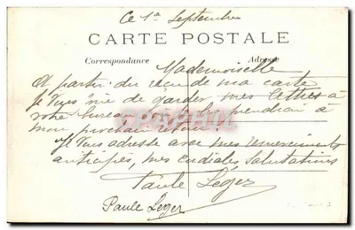 Le Havre — Hotel de Ville — Montlignon — Verso