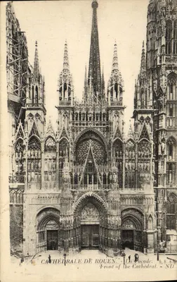 Catedral de Rouen — A Fachada — ND