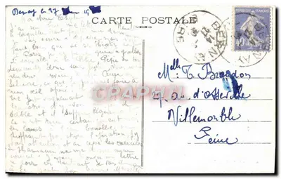 Bernay — W polanie — Cliché G. Walter — Rewers