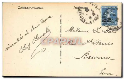 Rouen — Plac Pucelki i Hotel Bourgtheroulde — LL — Rewers