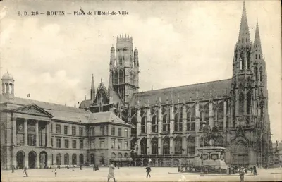 Rouen — Praça do Hôtel-de-Ville — E.D. 218