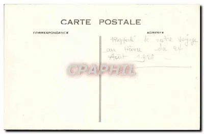 Le Havre — O navio de passageiros "PARIS" — Editora G. F., Le Havre, n°606 — Verso