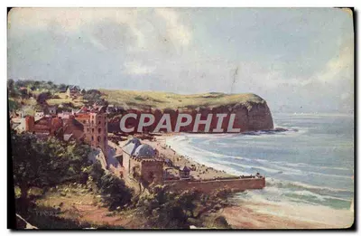 Bilhete postal antigo Yport A praia