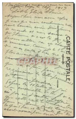 Baccarat — Vista Geral — Visado Paris 802 — Verso