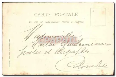 Contrexéville — aleja stacji — wydawca A. Bagger & Cie, Paryż — Rewers