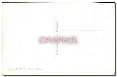 Thann — Widok ogólny — Félix Lumb, Strasbourg, nr 440 — Rewers